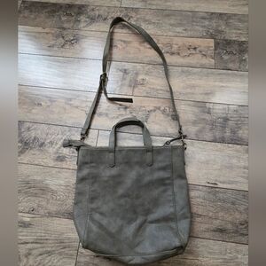 Universal Thread Goods Co Non Leather Olive Green Tote Bag with Adjustable Strap